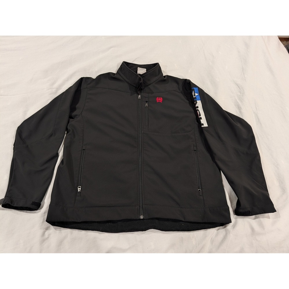 Cinch Mens Bonded Softshell Fleece Lined Jacket‎ Black XXL